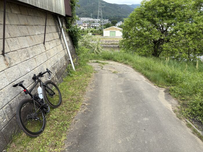 辰野町　荒神山野球場付近で道に迷う　ダートコースだった