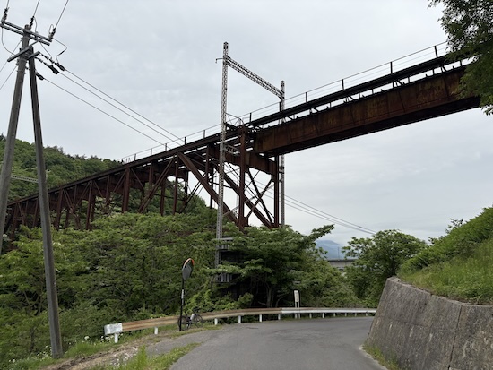 富士見町の旧中央本線橋梁